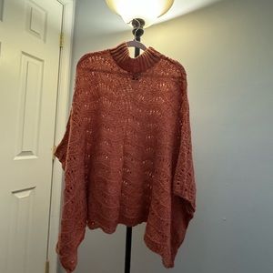 Poncho Sweater Lane Bryant one size